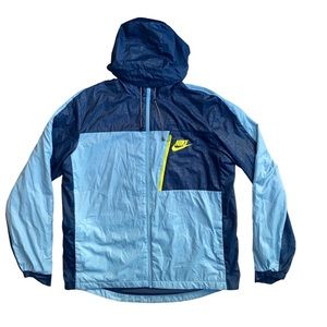 Nike Men’s Full Zip Athletic Lined Windbreaker Size Large
